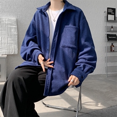 8XL-M加绒灯芯绒衬衫大码复古秋冬保暖上衣外套CS9001/P58加绒68，男装衬衫，电商B238