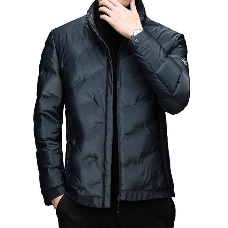 冬季中年男保暖羽绒服中年爸爸装休闲羽绒棉服外套YYYR22120-P235图片