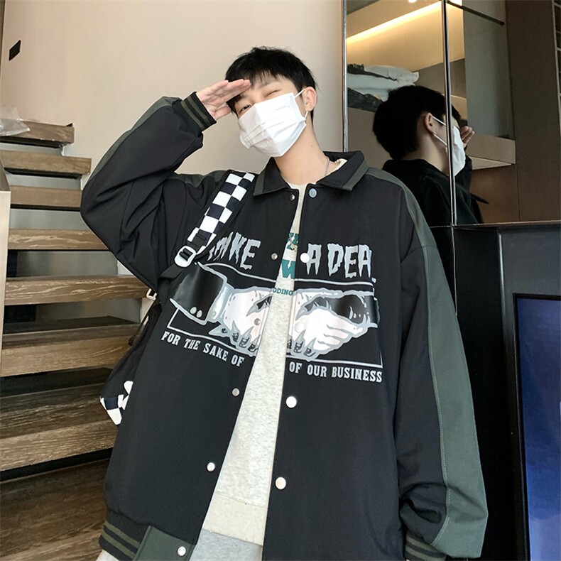 22冬新款宽松休闲oversize冬季厚款棉衣B266-Y618-P115,男装棉衣,星座B257-1