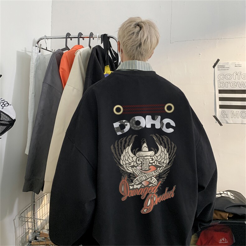 特P25控48 秋冬新款男士圆领卫衣宽松休闲日常百搭上衣WQ2425图片