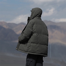 WASSUPHAPPY棉服男冬季加绒加厚羊羔绒棉袄外套情侣港风潮流棉衣，男装棉衣，电商B306