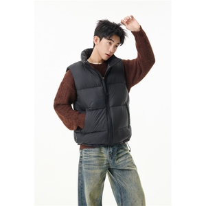 90%绒 新标有报告短款宽松羽绒服马甲上衣 Y981/ P210 现货图片