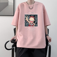 麂皮绒短袖t恤男大码半袖男JD82392-P25，男装T恤，电商A040