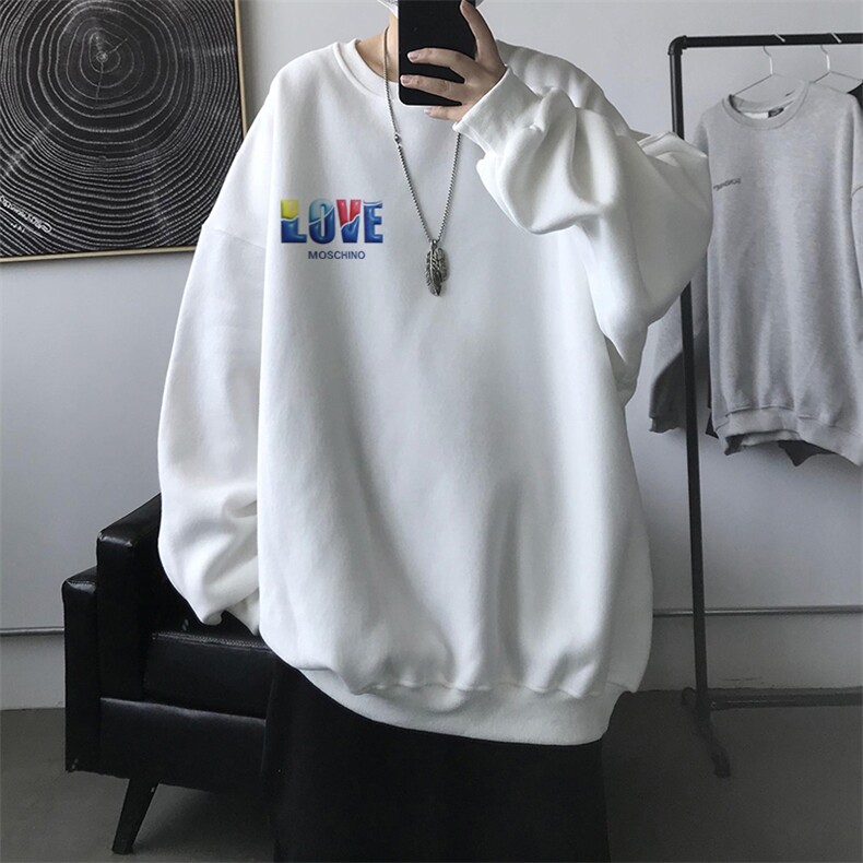 998情侣印花圆领秋冬卫衣常规P28加绒P38S-5XL支持定制,男装卫衣,星座115A-3