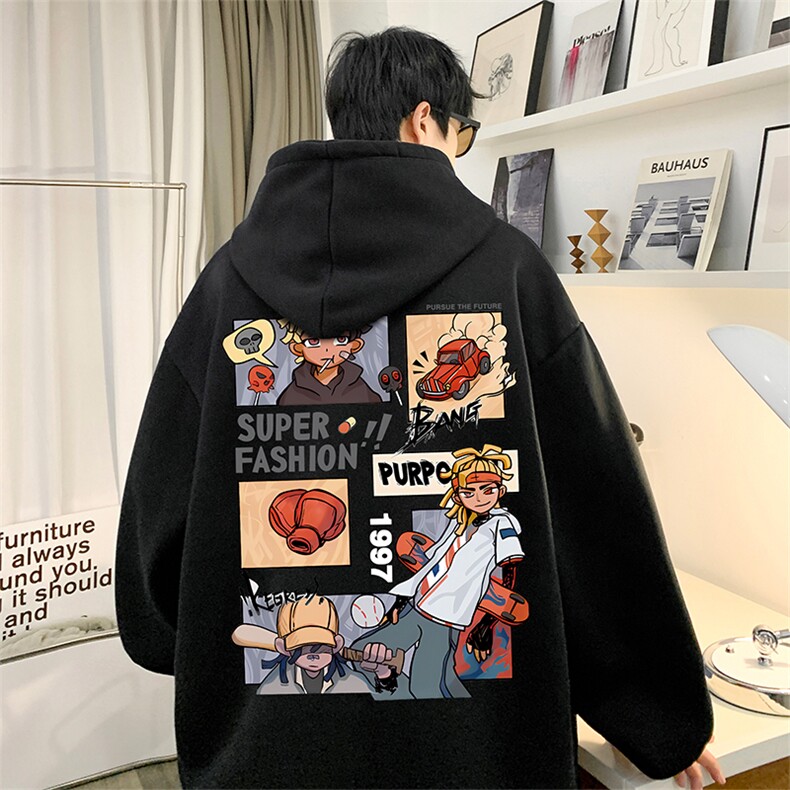 抖音得物供货可提供视频2024春季新款重磅美式卫衣DL1851,男装卫衣,电商A486