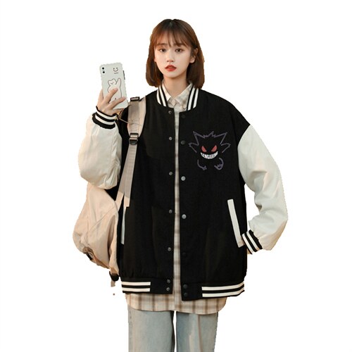 中性风春秋季情侣棒球服男女休闲夹克女时尚外套男BQF291-P50，男装夹克，电商B371