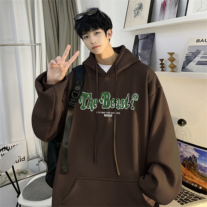 抖音得物供货可提供视频2024春季新款重磅美式卫衣DL1822,男装卫衣,电商A486