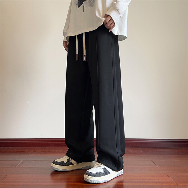 供抖音高品质神款系列休闲裤男裤子阔腿裤416B-1-KL705-P50限68，男装休闲裤，星座416B-1