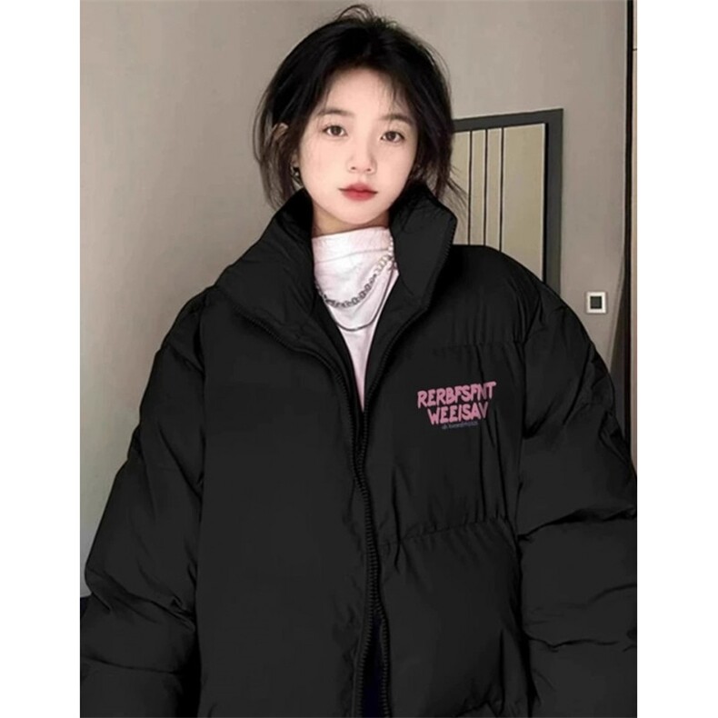 棉服女冬季新款韩系学院风大学生保暖立领外套上衣M312,男装棉衣,星座1116A（原606A-3）