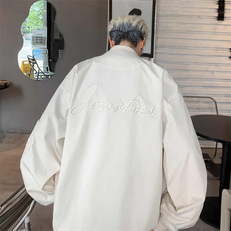 ！2025秋冬新款男士潮牌刺绣夹克百搭外套JK333特P63控108,男装夹克,电商B220