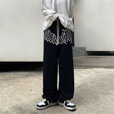 218-1-P43-K18153新款时尚休闲宽松直筒潮男百搭休闲裤，男装休闲裤，四季星座218-1