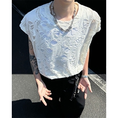 8XL-M重磅！特大码短袖T恤背心男宽松休闲百搭篮球服DX318P28，男装T恤，电商D206-1