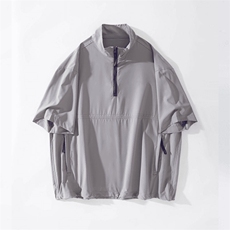抖音---大幂买手店--立领拉链T恤tx003-TP55，男装T恤，电商A089-1