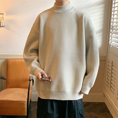 纯色半高领毛衣针织衫打底男士A367MB04P45控68，男装T恤，电商A367