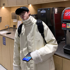 MY207-P138皮衣羊羔毛加厚棉衣男控158，男装皮衣，星座1408-1