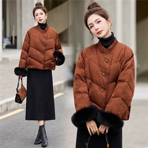 2025年冬季中式保暖羽绒新款羽绒服图片