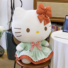 壮壮熊网供 田园凯特猫安抚玩具女生男生生日礼物可爱甜美玩具