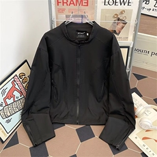 立领工装飞行员夹克衫男生春秋宽松拉链设计感棒球服外套2282P70，男装夹克，星座410-2