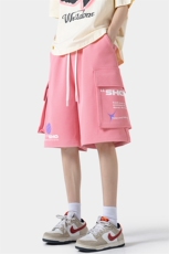 2024夏季新款无影墙大码美式印花工装短裤M-5XHK24539-P40，男装休闲裤，电商A022