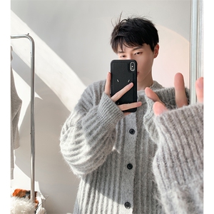 毛衣男秋冬新款港风宽松针织毛衫MYA6-P65图片