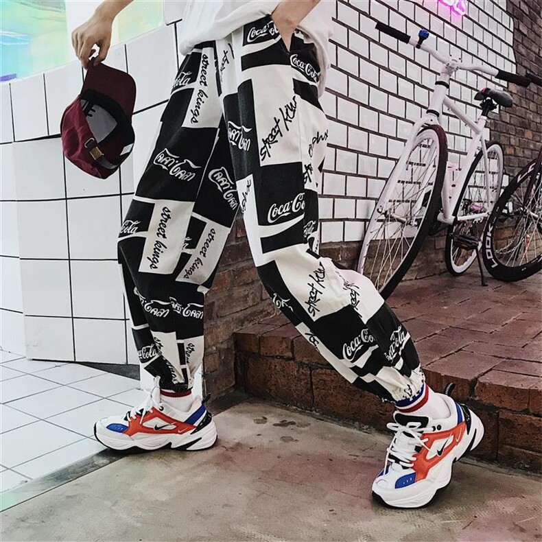男新款日系男士日色潮流Q情侣收脚裤子714-3,男装休闲裤,星座714-1