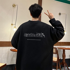 华夫格！华夫格上衣男圆领华夫格卫衣男大码长袖t恤男HY187-P30，男装T恤，电商B367