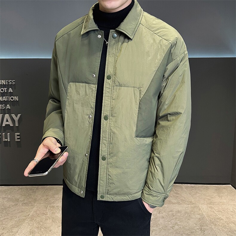 有报告新标90绒冬季羽绒服轻薄加厚外套A313-66522-P245,男装羽绒服,电商A313