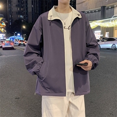 现货户外夹克男双面穿立领上衣外套支持二开JK836-P60，男装夹克，电商B306