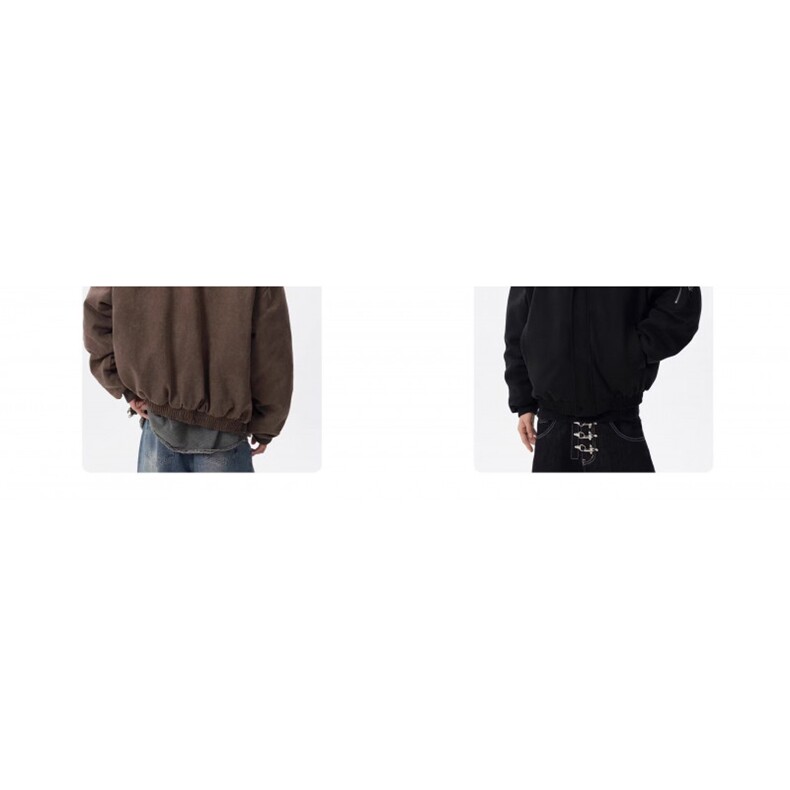 1506-1/MZ1111/P110日系复古美拉德立领羊羔绒棉服男冬季潮牌宽松,男装棉衣,星座1506-1