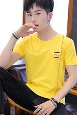 家乐2003男士短袖T恤2021春新款休闲修身韩版潮流个性帅气，男装T恤，电商D310（原电商305）