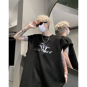 麂皮绒 背心/马甲/坎肩 2025夏季男装无袖T恤XZ514-2-2024116-P28图片