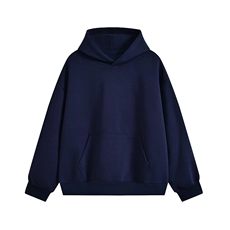 连帽加绒银狐绒无帽绳卫衣重磅450克boxy潮棉外套男潮AH932JR-P42，女装短外套，星座610B-1