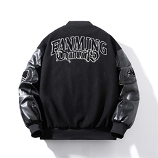 绣花无帽NASA潮流棉服休闲棉衣（188元）313B-GF058棉-P135，男装棉衣，星座313B