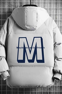 控128加绒面包服男大码羊羔毛衣男MY16260-P100图片