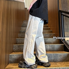 XZ616夏季新款薄款冰丝速干激光打孔设计感长裤TY2517p55控68，男装休闲裤，星座512A（原616）