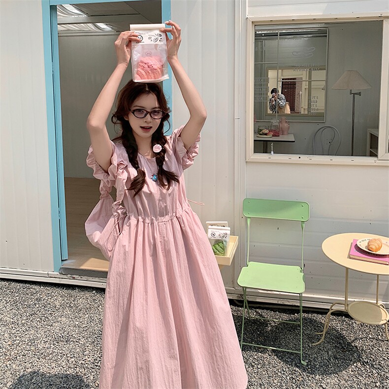 主推现货2025夏季配包包连衣裙C022-9125-P135-K198,女装连衣裙,2C022