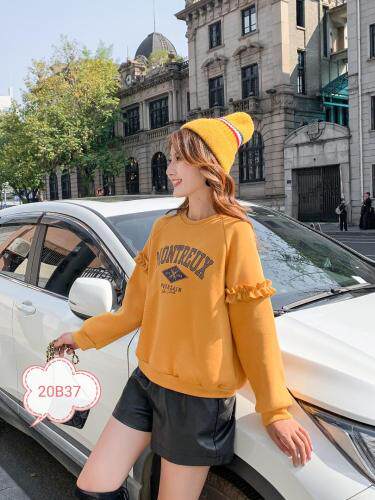 加厚加绒卫衣，女装卫衣/绒衫，锦绣阁