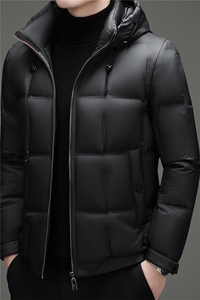 主推冬款新标90绒子白鸭绒羽绒服外套中年男加厚羽绒服夹克图片