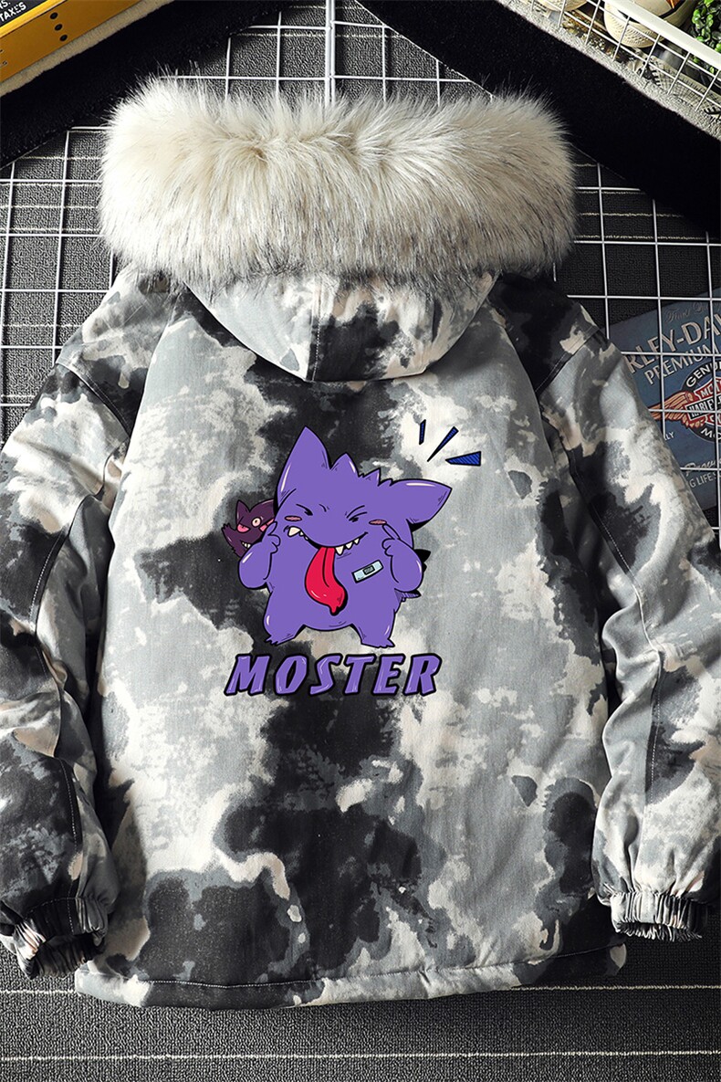 MC49087-P135日系潮衣男大码派克服男工装服外套袄,男装棉衣,电商A040A