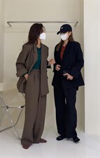 秋季新款韩版简单西装，女装西装，唇蔻