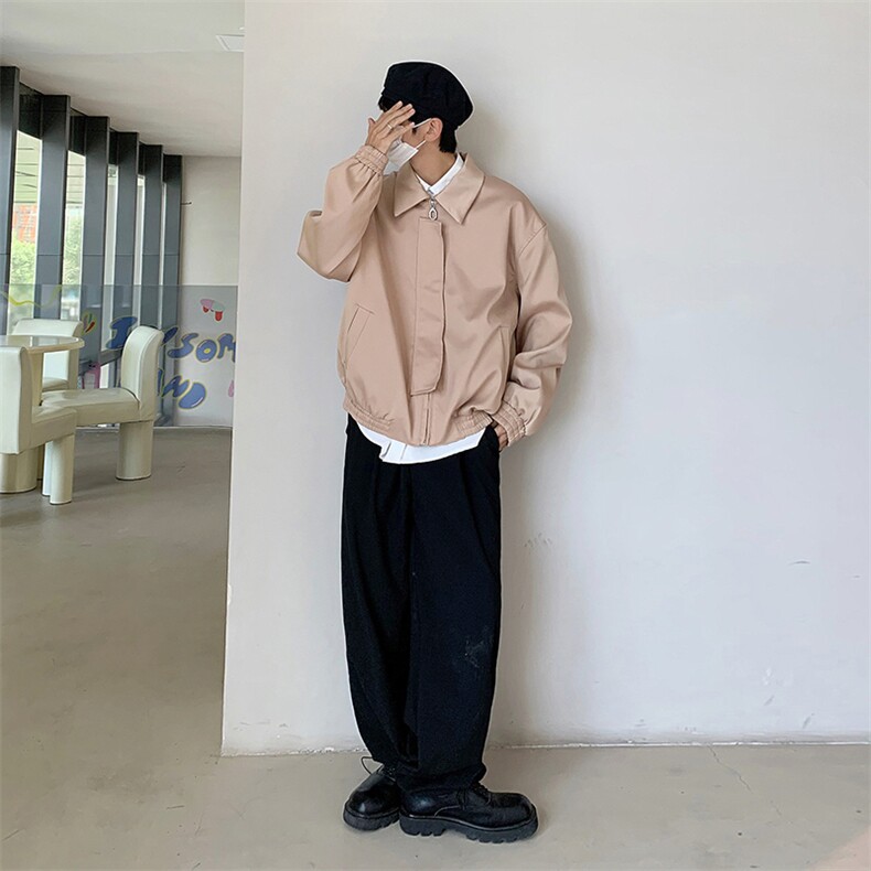 韩版潮流工装外套男ins潮2023年新款港风宽松bf青少年W1254-P49,男装夹克,星座512-2
