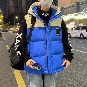 2024新款冬季棉衣潮牌连帽羽绒棉服加厚马甲男外套 A436-870-P85图片