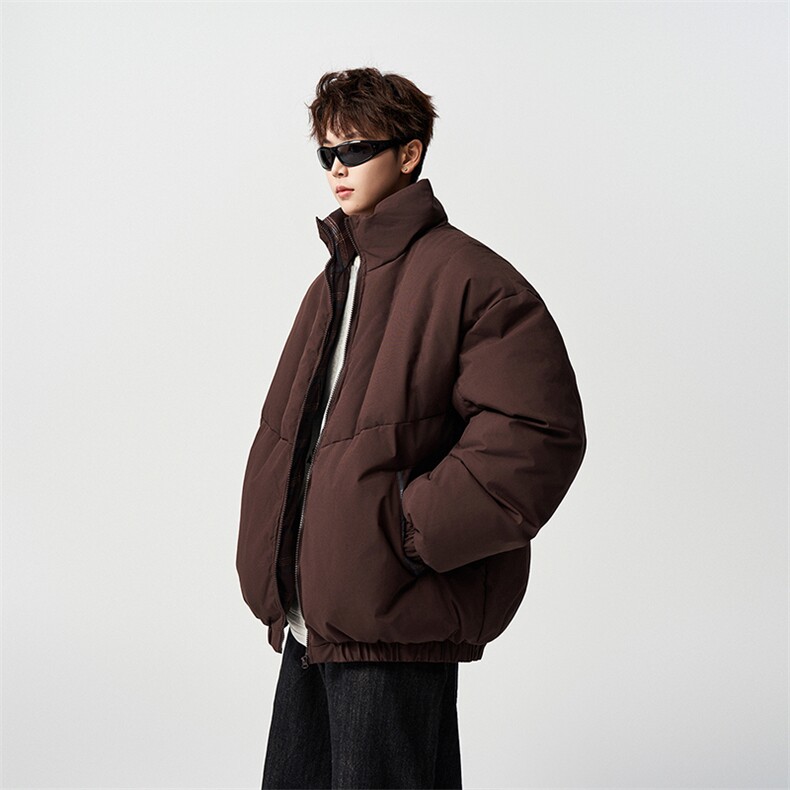 有长图冬季复古休闲羽绒棉衣服男潮宽松立领棉袄外套MF00828/P100,男装棉衣,电商B316
