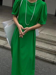 现货，夏款腰扣连衣裙图片