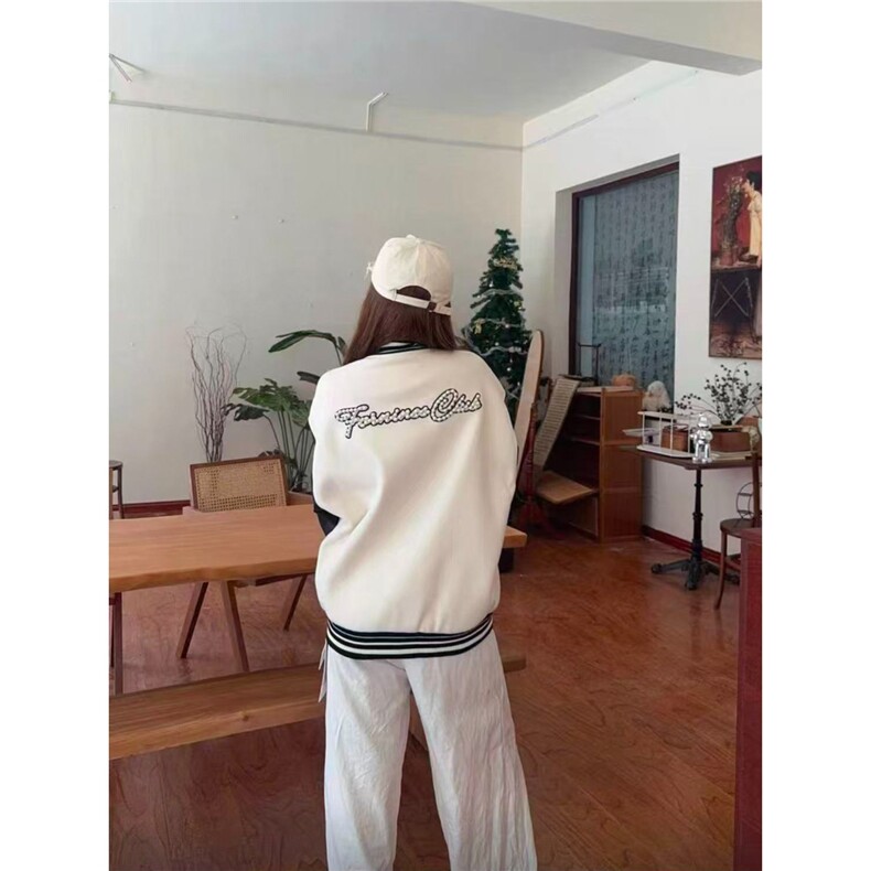 拼接撞色美式棒球服男女2025秋季新款复古夹克休闲外套潮,男装夹克,星座1210-1