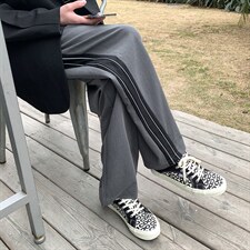 基地-K404-P45春季休闲裤男士西裤大码阔腿裤垂感直筒裤子宽松潮,男装西裤,电商B280-1（原A049）