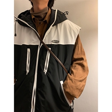 特P60秋冬动款棉衣冲锋衣连帽马甲男拉链外套加厚夹克MJM271，男装夹克，电商B370