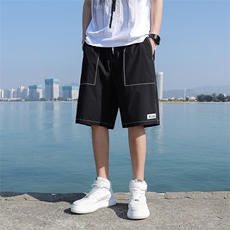 DK6729P28海景短裤男士2024新款夏季冰丝薄款潮牌ins宽松运动，男装休闲裤，星座510A-1