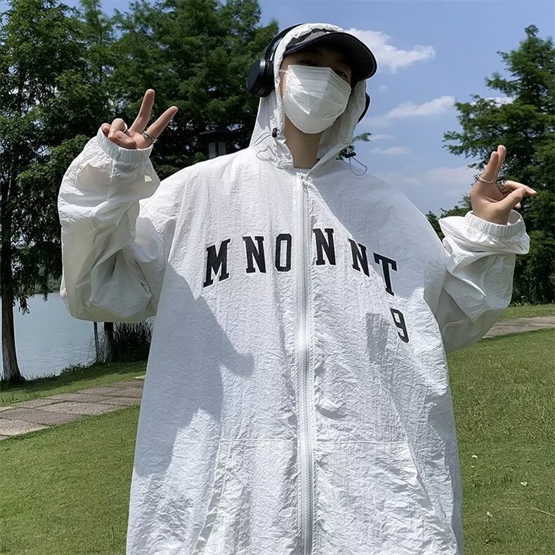青春流行男夹克文艺潮外套薄款防晒衣 P38图片