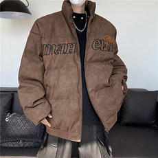 棉服男款冬季美式高街潮牌冲锋衣棉衣外套冬加厚棉袄，男装棉衣，星座716-4